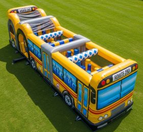 T7-3723 Bus Theme Inflatable Obstacle Co...
