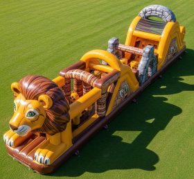 T7-3888 Lion Theme Inflatable Obstacle C...