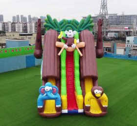 T8-1451 Inflatable Slide Jungle Theme Gi...