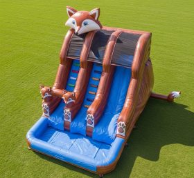 T8-5601 Fox Theme Inflatable Water Slide