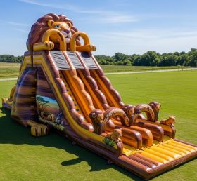 T8-7781 Lion Theme Inflatable Slide