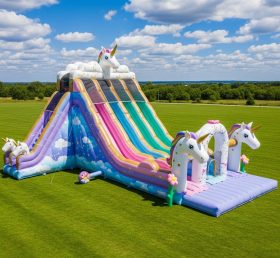 T8-7879 Unicorn Theme Giant Slide