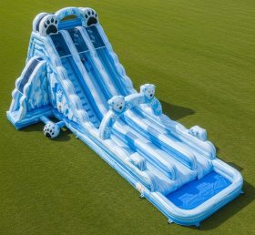 T8-9245 Polar Bear Inflatable Water Slid...