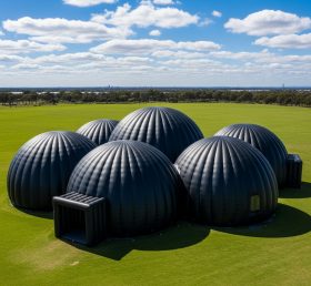 Tent1-6209 Giant Black Inflatable Dome