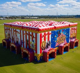 Tent1-6514 Red White Circus Inflatable P...